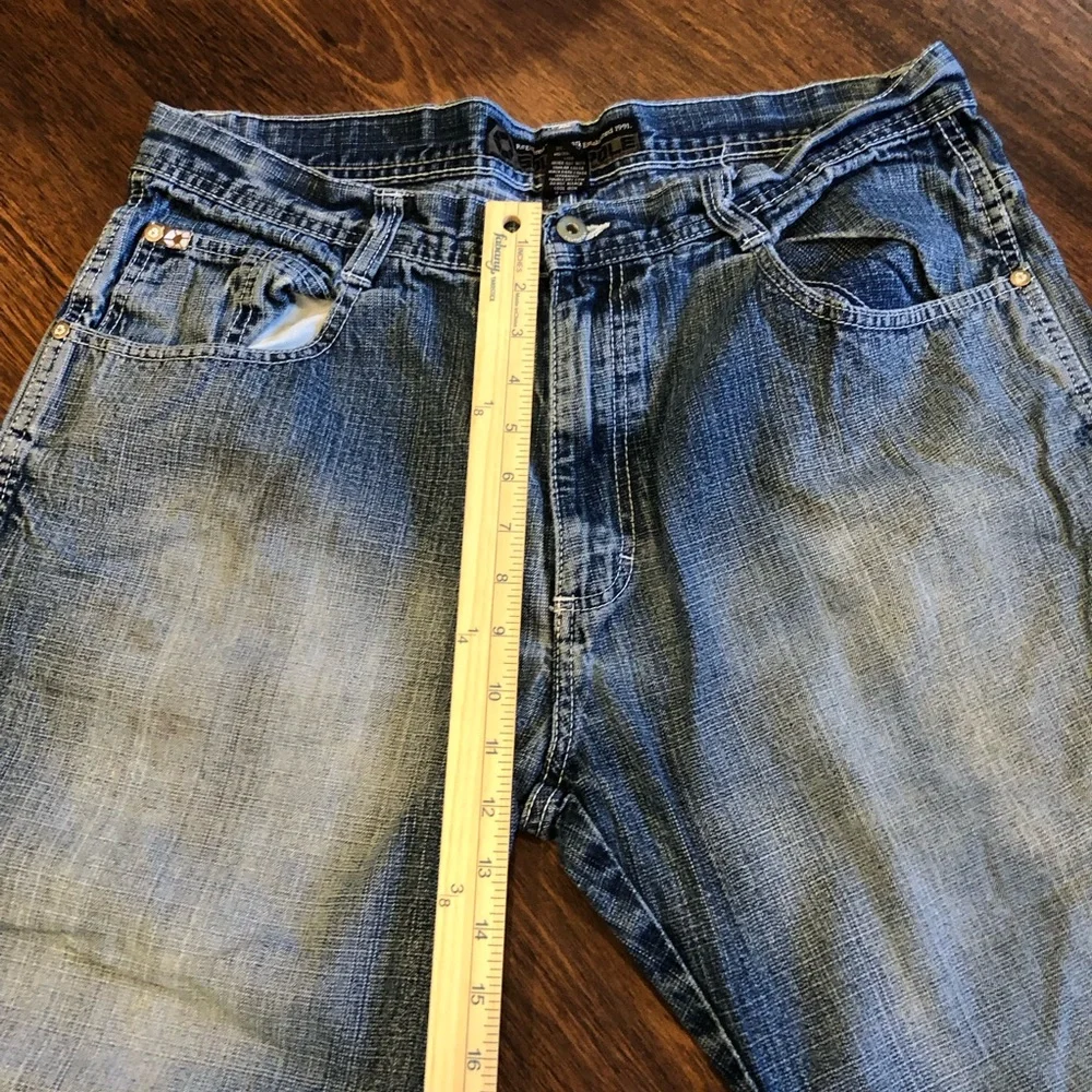 Vintage Y2K South Pole Baggy Streetwear Jeans Pants Size 38 Wide Leg Skater